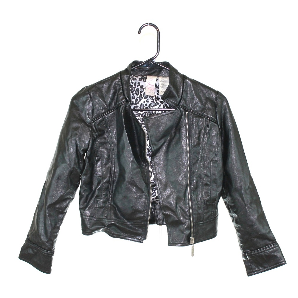 Guess black jacket for girls